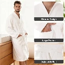 Towel Robe for Men - Ultra-Absorbent Soft Quick Dry Towel Bathrobe Kimono for Shower, Spa & Hotel