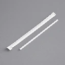 White Wrapped Sip Straw - 1000/Pack