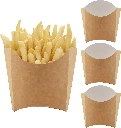 French Fry Holder, Brown Paper(200 Pack 5.5 oz)