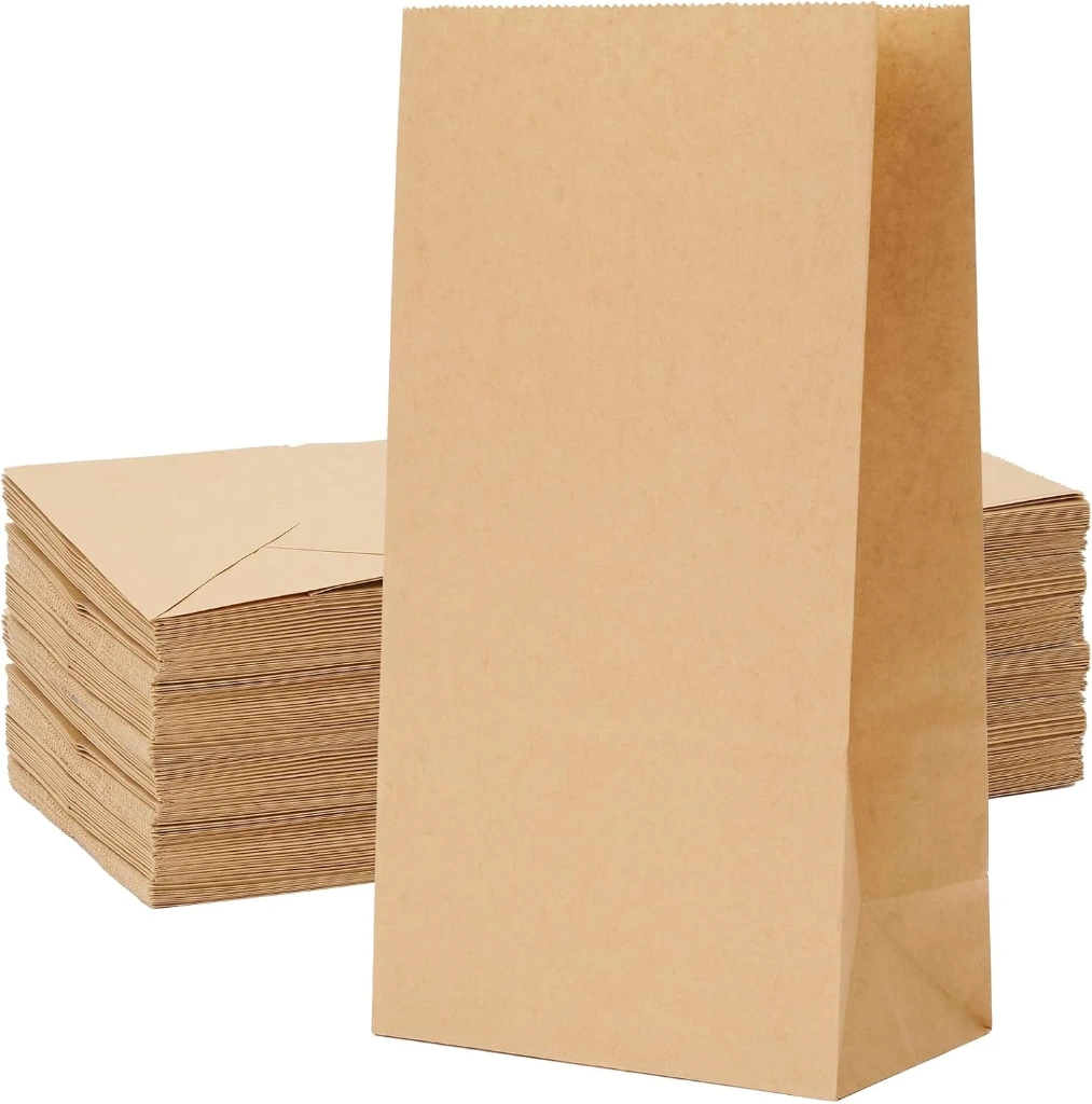 4LB Brown Paper Lunch Bags, (500 bags)