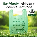 Biodegradable Thank You Bags | 500 Count (11.5" x 6.5" x 21")