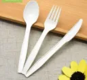Heavy Weight Polystyrene Plastic spoon/fork/knife Pack - 500/Case