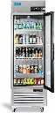 27" W Commercial Display Refrigerator Single Glass Door Reach-in