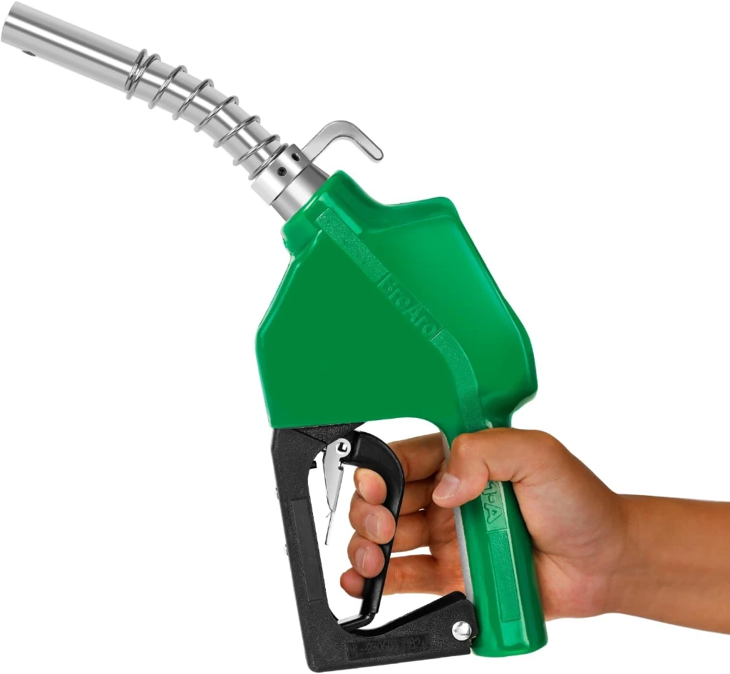 3/4" NPT Automatic Fuel Nozzle with Hook,