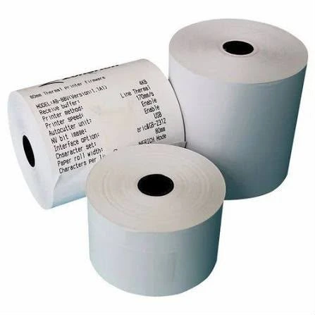 2 1/4" x 85' Thermal Cash Register POS / Calculator Paper Roll - 50/Case